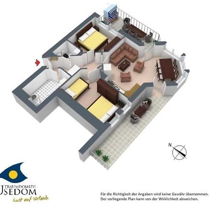 Duenen-Residenz B 05 Apartman Heringsdorf  Kültér fotó