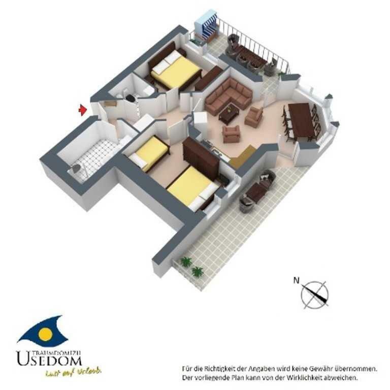 Duenen-Residenz B 05 Apartman Heringsdorf  Kültér fotó